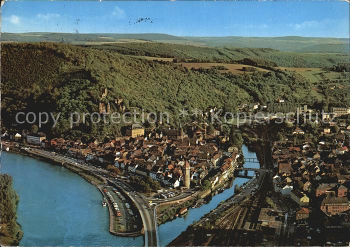 Wertheim Main Fliegeraufnahme Zusammenfluss von Main und Tauber