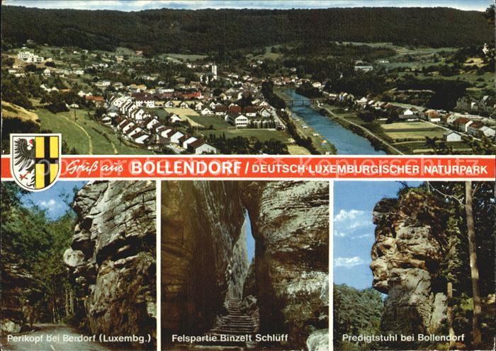 Bollendorf Suedeifel Fliegeraufnahme Felsen Binzell Schluerff Predigtstuhl Bolle