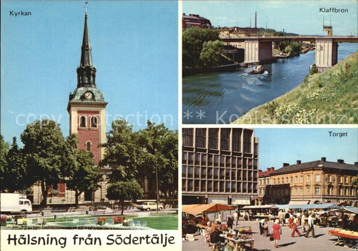Soedertaelje Kyrkan Torget Klaffbron