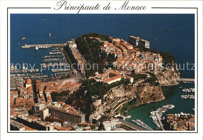 Monaco Fliegeraufnahme Le Rocher