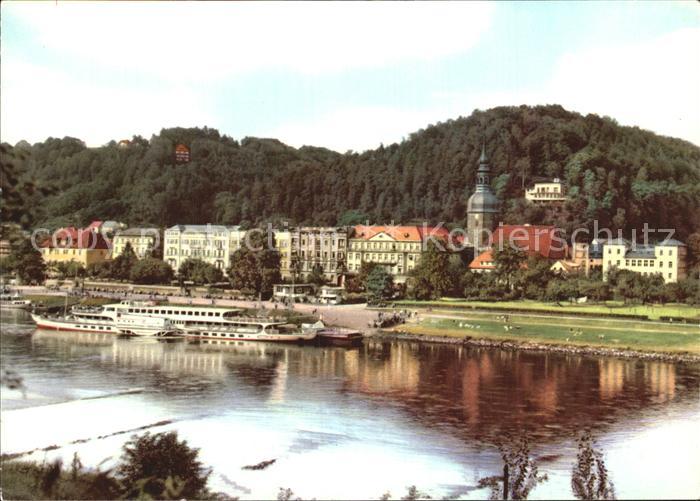 Bad Schandau Partie an der Elbe