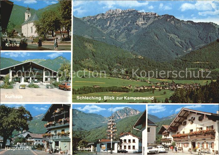 Schleching mit Kampenwand Hauptstrasse Kurhaus