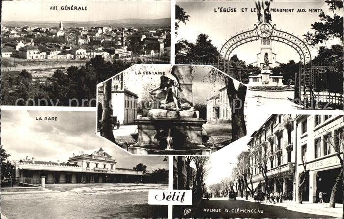 Setif Bahnhof Avenue G Clemenceau Eglise Monument aux Morts
