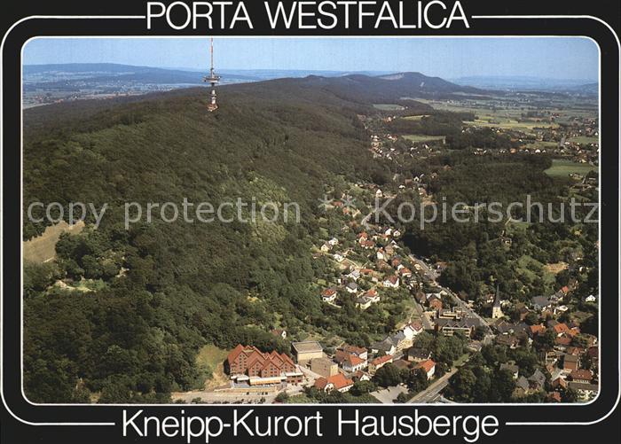 Porta Westfalica Jakobsberg Fliegeraufnahme