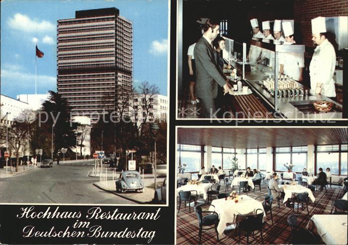 Bonn Rhein Bundeshaus-Restaurant Deutschen Bundestag