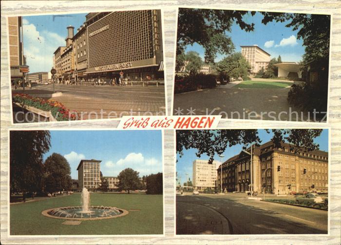 Hagen Westfalen Brunnen Post