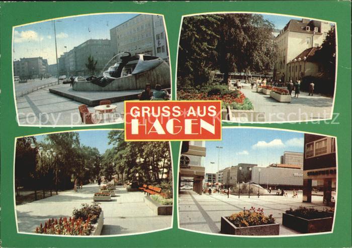 Hagen Westfalen Teilansichten Brunnen