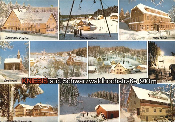 Kniebis Freudenstadt Dorfkirche Sporthotel Ochsen Sessellift