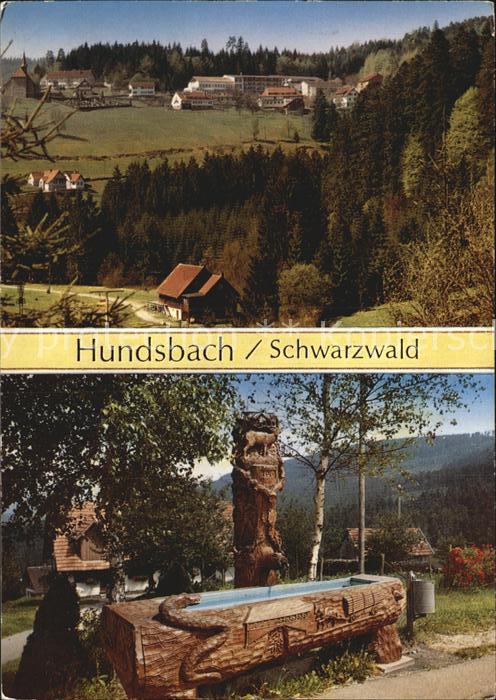 Hundsbach Forbach Gasthaus zur Schoenen Aussicht Brunnen