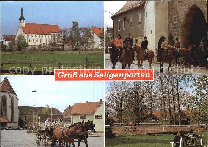 Seligenporten Pferd Kirche