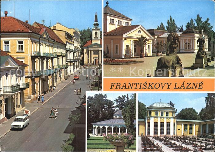 Frantiskovy Lazne Jiraskova ulice Namesti Miru