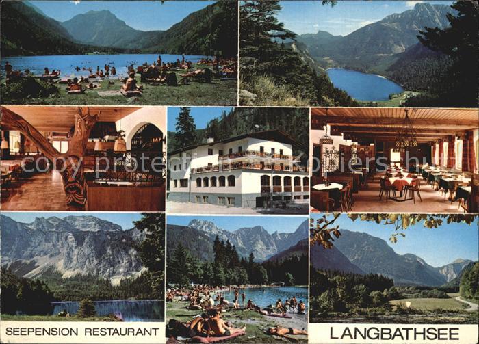 Ebensee Oberoesterreich Seepension Langbathsee