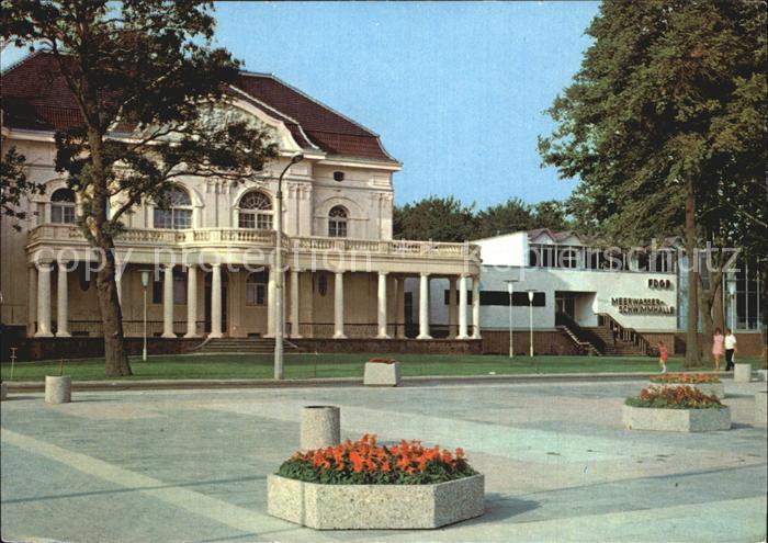 Kuehlungsborn Ostseebad Meerwasserschwimmhalle FDGB
