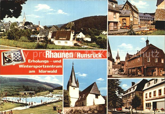 Rhaunen Hunsrueck Kirche Schwimmbad