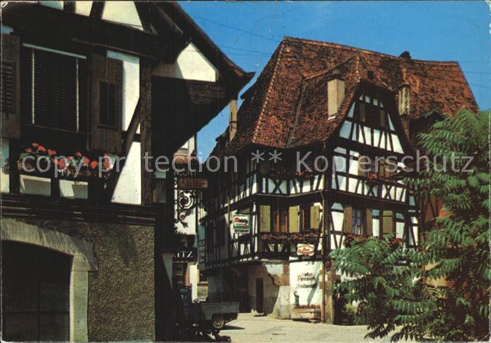 Obernai Bas Rhin Elsaessische Haeuser
