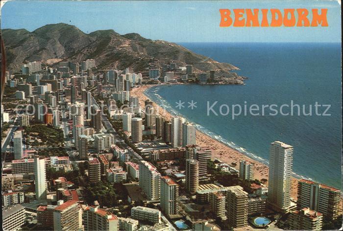 Benidorm Fliegeraufnahme