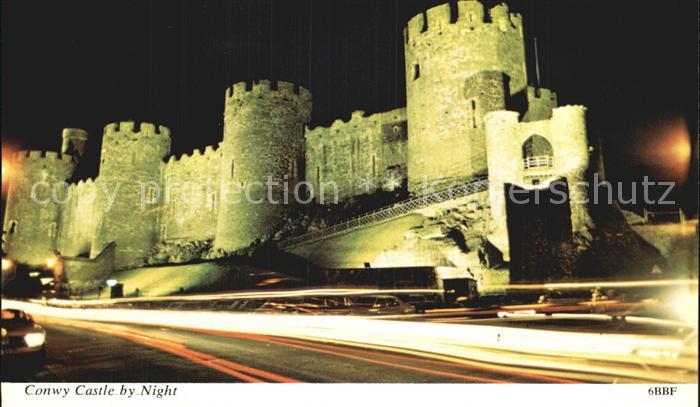 Conwy Castle by night