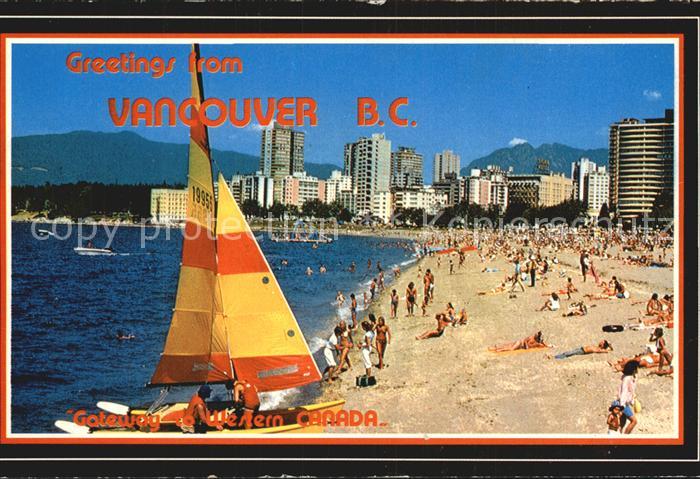 Vancouver British Columbia English bay Canadas Waikiki beach
