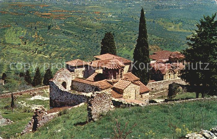 Mystras Byzantine architecture art