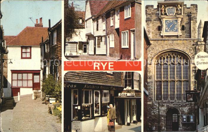 Rye East Sussex Church Square Traders Passage Saint Mar's Church