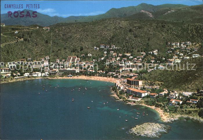 Rosas Costa Brava Cataluna Fliegeraufnahme