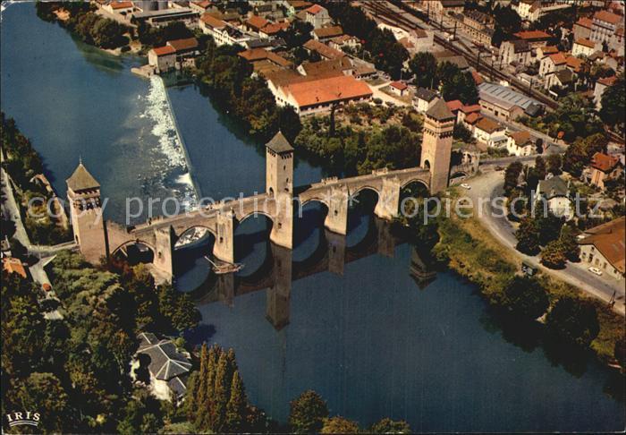 Cahors en Quercy Fliegeraufnahme