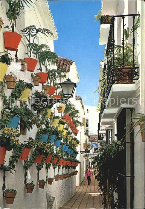 Marbella Andalucia Typische Strasse