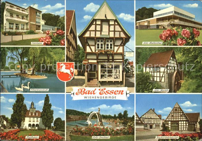 Bad Essen Kurhaus Schwanenteich Rathaus Sole Freibad Alte Muehle