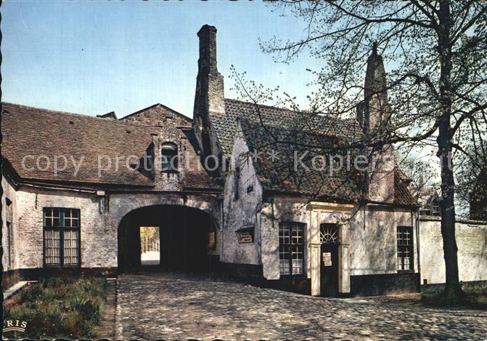 Bruges BRUGGE Belgie Eingang des Beguinenklosters