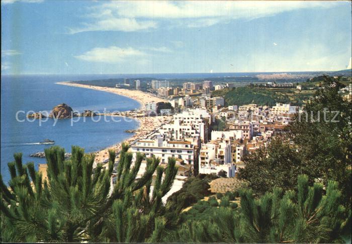 Blanes Teilansicht mit Strand