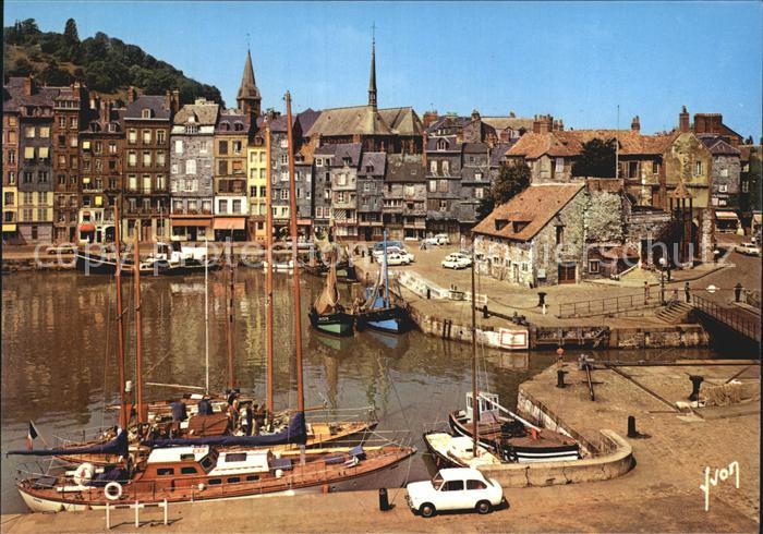 Honfleur Teilansicht mit Hafen