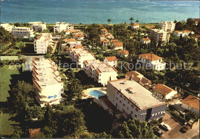 Golfe-Juan Vallauris 06 Alpes-Maritimes Fliegeraufnahme Hotel Restaurant Les Bas