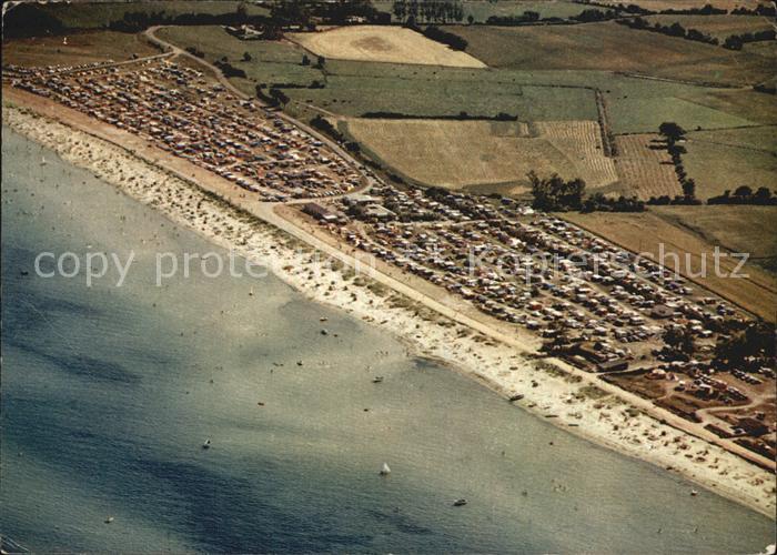 Kappeln Schlei Fliegeraufnahme Campingplatz Hasselberg