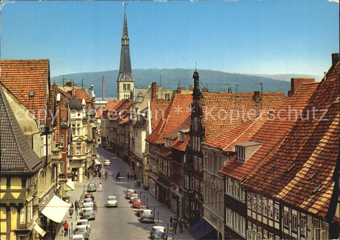 Hameln Weser Beckerstrasse und Marktkirche