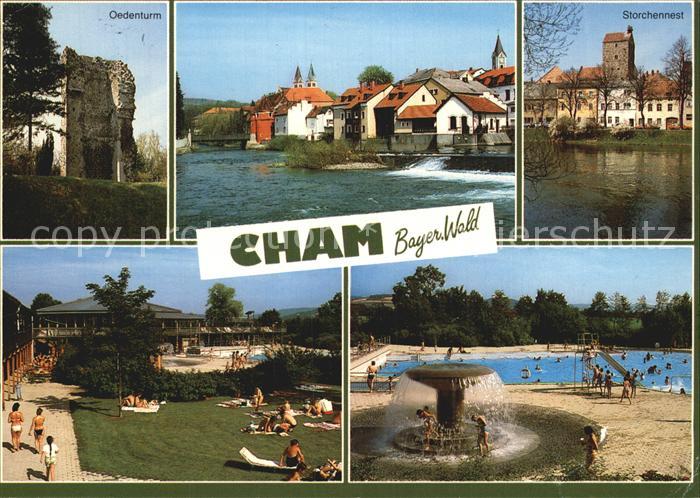 Cham Oberpfalz Oedenturm Freibad Storchennest