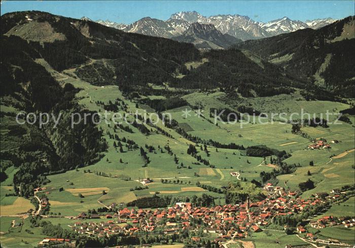 Nesselwang Allgaeu Bayern Fliegeraufnahme Edelsberg Daumen und Reuter Wanne