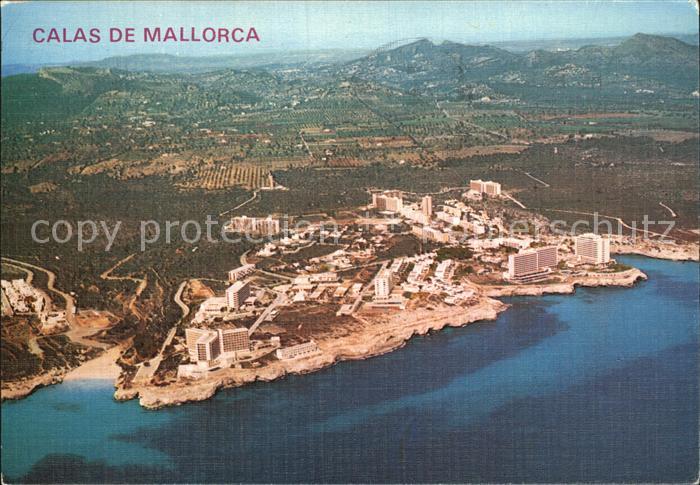 Calas de Mallorca Fliegeraufnahme