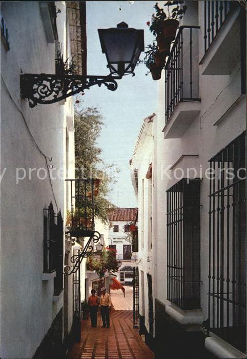 Marbella Andalucia Typische Gasse