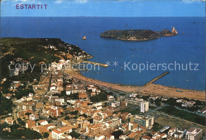 Estartit Fliegeraufnahme Medas Inseln