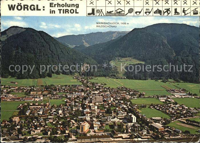 Woergl Tirol Gesamtansicht mit Markbachjoch