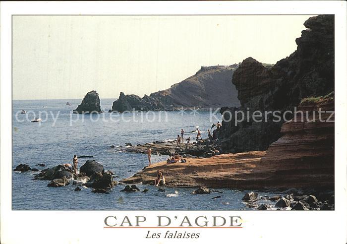 Cap-d Agde Les falaises de la Conque