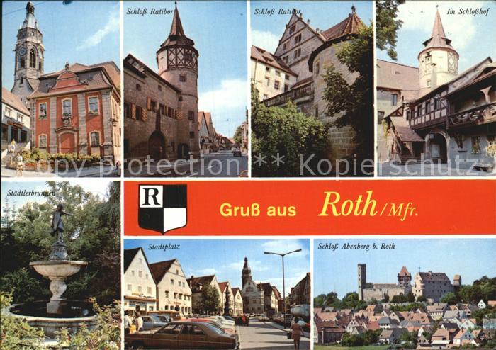 Roth Nuernberg Schloss Ratibov Stadtplatz Schloss Abenberg