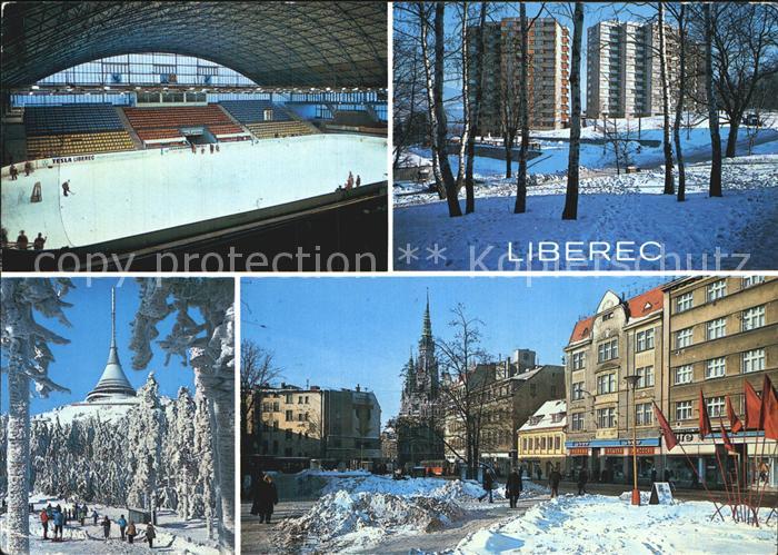 Liberec Eisstadion Hochhaeuser