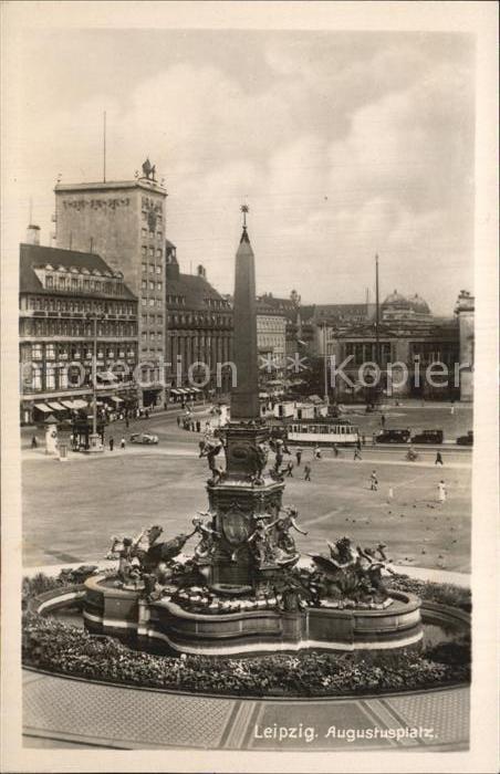 Strassenbahn Leipzig Augustusplatz