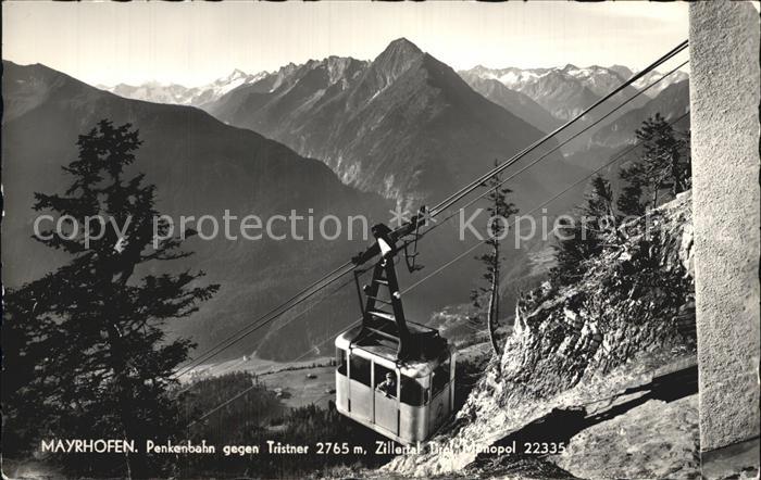 Seilbahn Penkenbahn Mayrhofen Zillertal Tristner