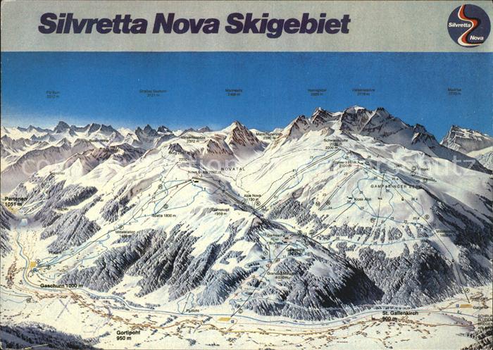Skifahren Skigebiet Silvretta Nova Montafon Vorarlberg Skicircus