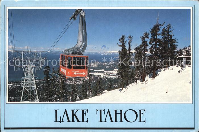 Seilbahn Lake Tahoe Heavenly Valley California Nevada