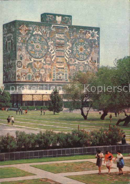 Bibliothek Library Universiteit Mexico-City Juan O'Gorman Gustavo Saavedra