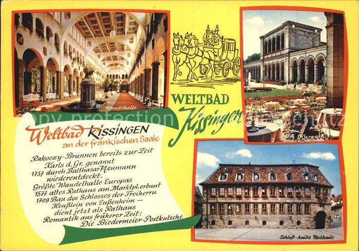 Bad Kissingen Schloss Rathaus Kurpark Wandelhalle