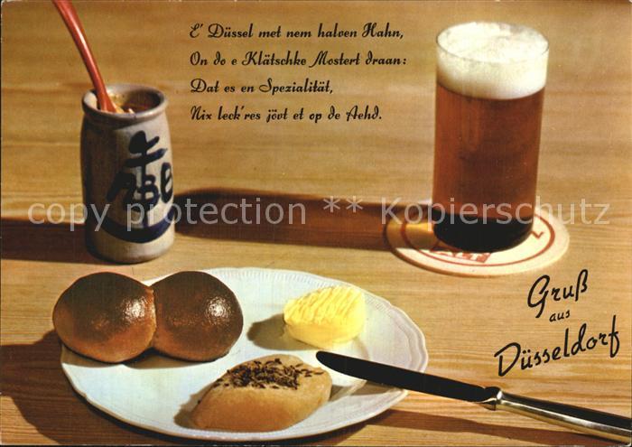 Bier Halver Hahn Duesseldorf